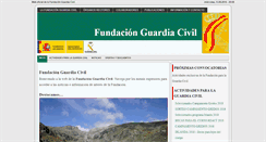 Desktop Screenshot of fundacionguardiacivil.es